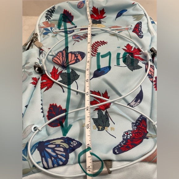 The North Face Jester Backpack with Butterfly Design NWT - Picture 11 of 12